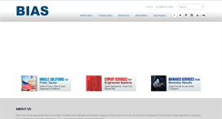 Desktop Screenshot of biascorp.com